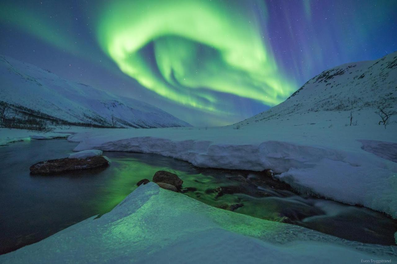 Вилла Camp Aurora Karlsoy Экстерьер фото